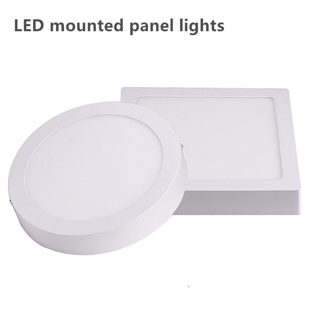 Surface Mounted Ceiling Downlight Panel LED Light with driver AC85-265V High Lumens LED Down Light 1pcs  9W 15W 25W