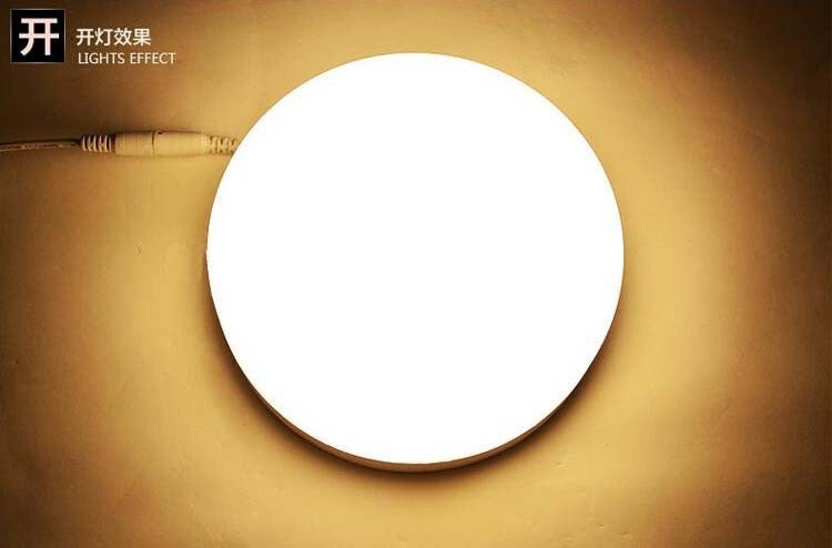 Led Panel Surface Mounted Downlight Led 24W Led Modern Round Ceiling Panel Lights Square Panel Light Fixture For Living Room