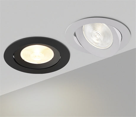 Spotlight Embedded 5W 7W 12W LED Indoor Ceiling Light Modern Bedroom Living Room Downlight Adjustable Angle Lighting Spotlight