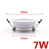 Downlight Indoor Light Ceiling Light Canister Light Recessed Lamp 5W 7W 9W 12W 15W Ultra-bright Round 220V-240V Spotlight 10PCS