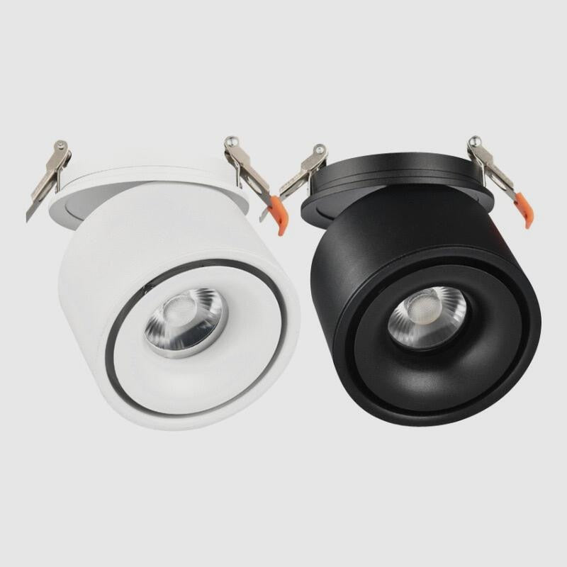 Foldable Recessed Dimmable COB LED Downlights 7W 10W 12W 15W LED Ceiling Spot lights AC110-240V LED Ceiling Lamp Indoor Lighting