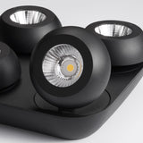 Surface mounted LED Ceiling Lamp 10W 20W 40W Dimmable 110 220V COB Downlight 360° Adjustable Spotlight For Indoor Lighting