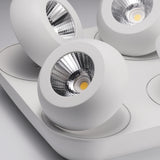 Surface mounted LED Ceiling Lamp 10W 20W 40W Dimmable 110 220V COB Downlight 360° Adjustable Spotlight For Indoor Lighting