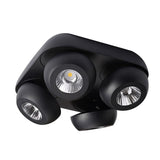 Surface mounted LED Ceiling Lamp 10W 20W 40W Dimmable 110 220V COB Downlight 360° Adjustable Spotlight For Indoor Lighting