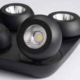 Surface mounted LED Ceiling Lamp 10W 20W 40W Dimmable 110 220V COB Downlight 360° Adjustable Spotlight For Indoor Lighting