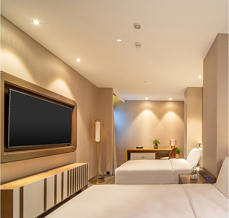 Round Dimmable Recessed COB LED Downlights 5W 7W 9W 12W 15W LED Ceiling Spot Lights AC85~265V LED Ceiling Lamps Indoor Lighting