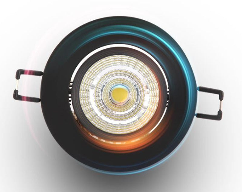 Round Dimmable Recessed COB LED Downlights 5W 7W 9W 12W 15W LED Ceiling Spot Lights AC85~265V LED Ceiling Lamps Indoor Lighting