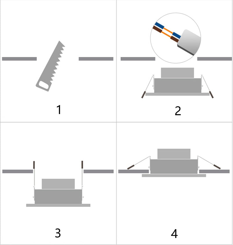 Round Dimmable Recessed COB LED Downlights 5W 7W 9W 12W 15W LED Ceiling Spot Lights AC85~265V LED Ceiling Lamps Indoor Lighting