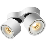 Dimmable Folding Rotating 360° Downlights 14W 21W 28W COB Square Superimposed Led Ceiling Light 85~265V For Living Room Lighting