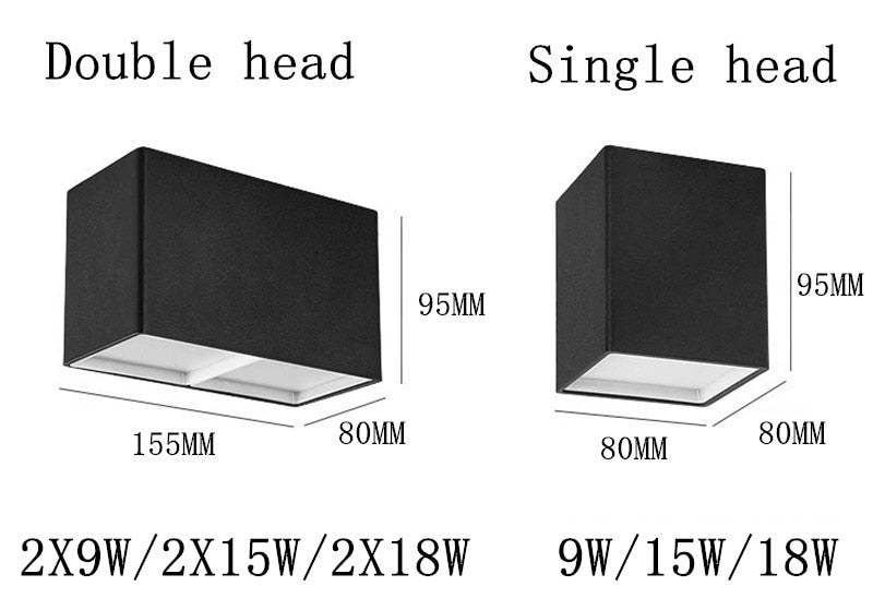 white Black High quality Surface Mounted  LED COB dimmable Downlights 9W/15W/18W/2X9W/2X15W/2X18WLED Ceiling Lamp Spot