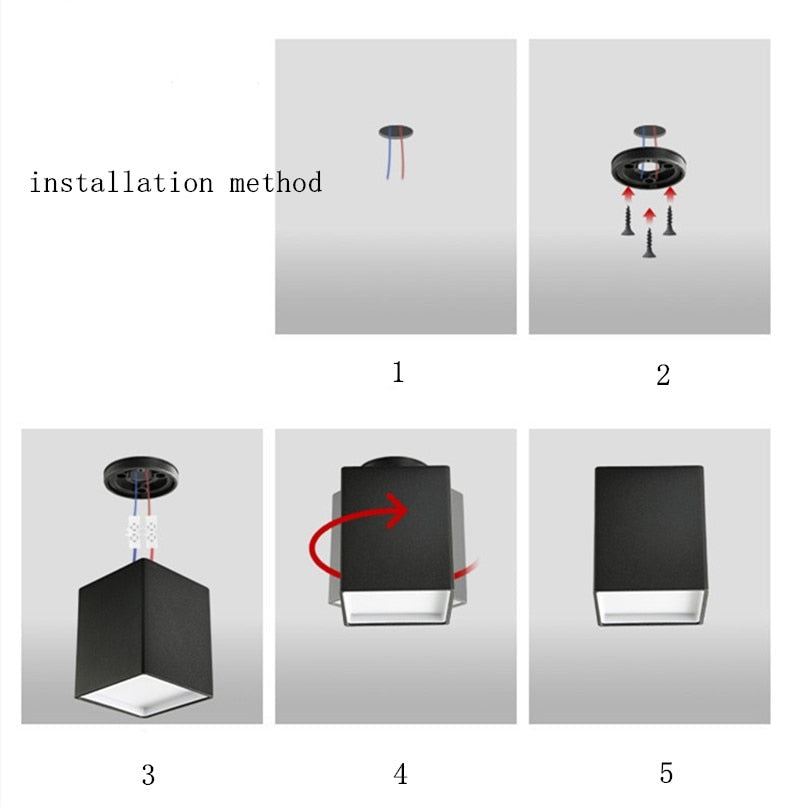 white Black High quality Surface Mounted  LED COB dimmable Downlights 9W/15W/18W/2X9W/2X15W/2X18WLED Ceiling Lamp Spot