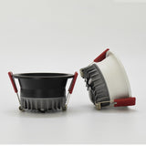 CCT Change color tempe AC85~265V embedded anti-glare LED downlight 7W/9W/12W/15W LED ceiling spotlight backlight indoor lighting