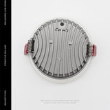 CCT Change color tempe AC85~265V embedded anti-glare LED downlight 7W/9W/12W/15W LED ceiling spotlight backlight indoor lighting