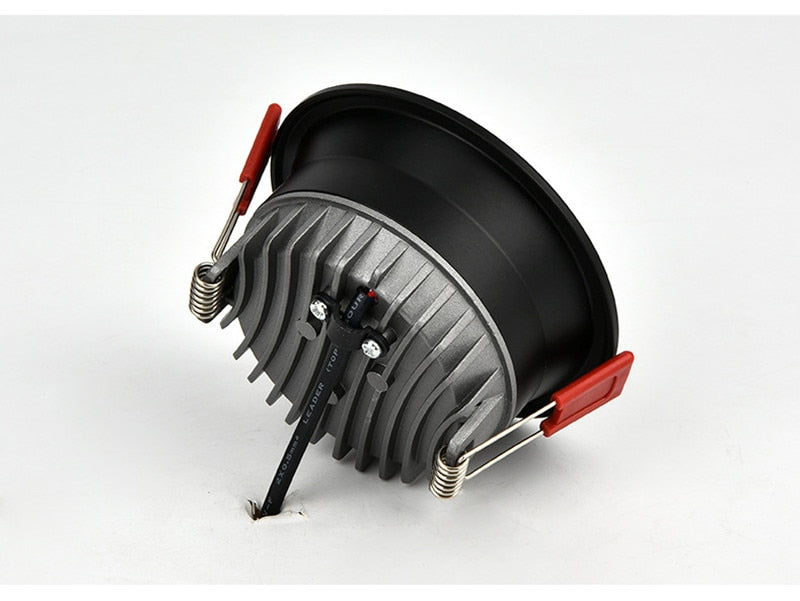 CCT Change color tempe AC85~265V embedded anti-glare LED downlight 7W/9W/12W/15W LED ceiling spotlight backlight indoor lighting