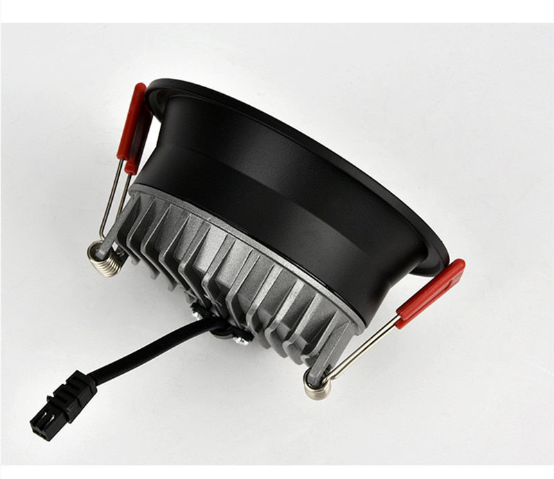 CCT Change color tempe AC85~265V embedded anti-glare LED downlight 7W/9W/12W/15W LED ceiling spotlight backlight indoor lighting