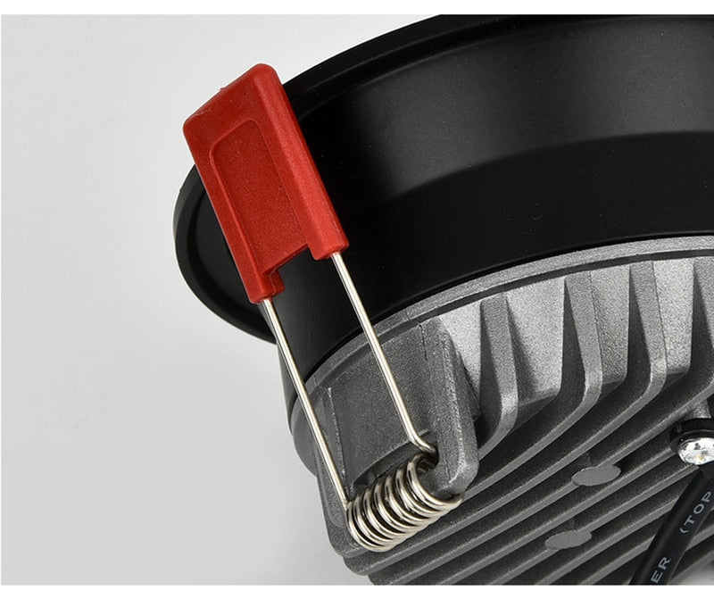 CCT Change color tempe AC85~265V embedded anti-glare LED downlight 7W/9W/12W/15W LED ceiling spotlight backlight indoor lighting