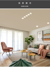 CCT Change color tempe AC85~265V embedded anti-glare LED downlight 7W/9W/12W/15W LED ceiling spotlight backlight indoor lighting