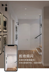 CCT Change color tempe AC85~265V embedded anti-glare LED downlight 7W/9W/12W/15W LED ceiling spotlight backlight indoor lighting