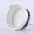 LED anti-glare downlight narrow frame embedded home without main light Nordic living room aisle three-color ceiling downlight