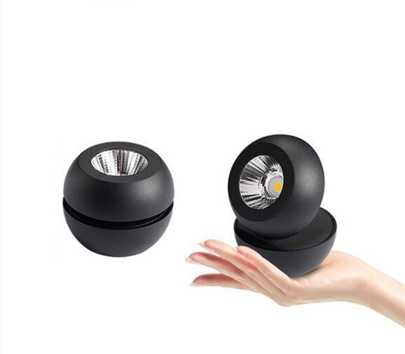 Dimmable Folding Rotating 355° LED Downlights 10W 15W 20W 30W 40W 60W COB LED Ceiling Spot Lights AC85~265V Indoor Lighting Spot