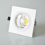 Dimmable Recessed LED Downlights 7W 9W 12W Epistar Chip COB Ceiling Spot Lights AC85~265V Background Lamps Indoor Lighting