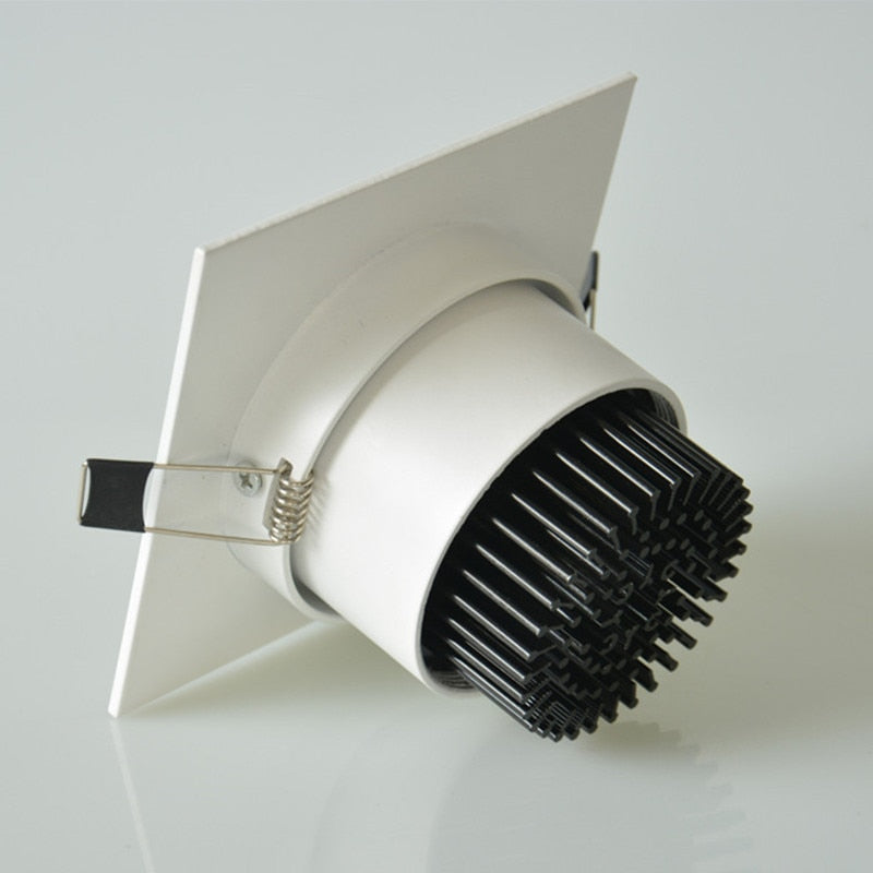 Dimmable Recessed LED Downlights 7W 9W 12W Epistar Chip COB Ceiling Spot Lights AC85~265V Background Lamps Indoor Lighting