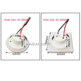 Led Downlights Dimmable Recessed Light Lamp 110V 220V 3W Ceiling Spot Lights for Kitchen Living Room Light Home Indoor Lighting