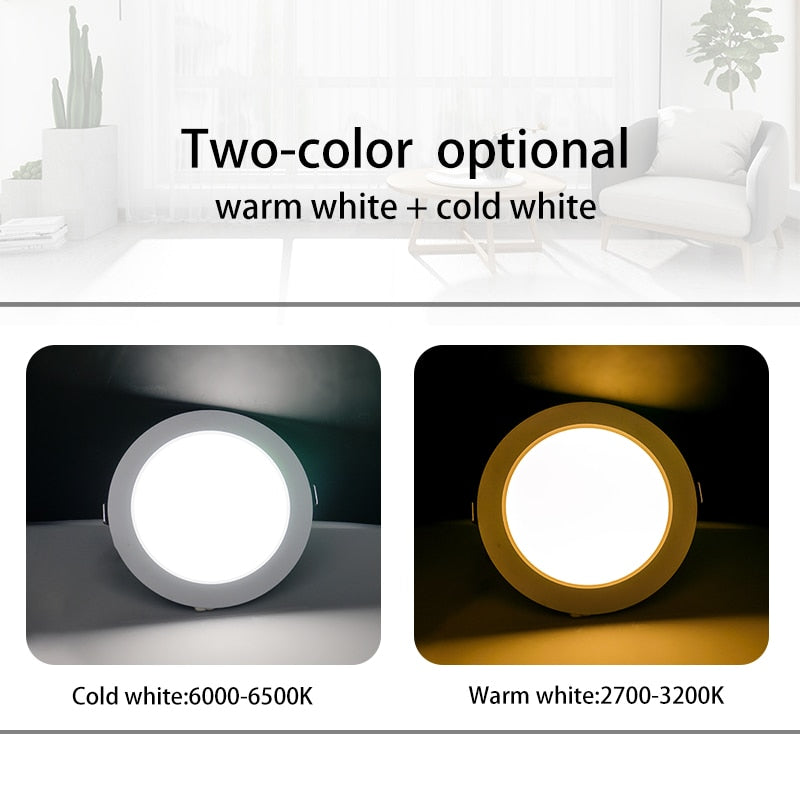 Ceiling Lamp LED Downlight 3W 5W 7W 9W 12W 15W 6pcs Round LED Blub AC 220V 240V Indoor Lighting Recessed LED Ceiling Light