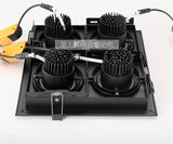 Super bright square dimmable led cob ceiling spotlight 40W/48W AC85-265V ceiling recessed light indoor lighting