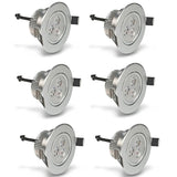 Led Downlight 300lm 6pcs/lot 3W LED Recessed Lamp Hole Size 55-65mm 65-75mm Aluminum 110V/220V for home illumination