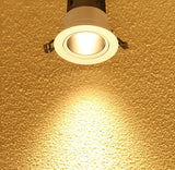 Anti Glare Dimmable Recessed COB LED Downlights 7W/9W/12W LED Ceiling Spot Lights AC85~265V LED Ceiling Lamps Indoor Lighting