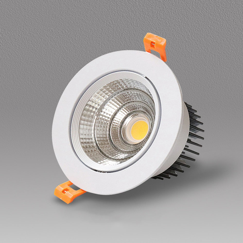 LED Recessed Downlight 3W 5W 7W 10W 12W 15W 20W 24W Spot LED DownLights Dimmable AC85-265V 220V 110V LED Spot Light