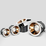 Dimmable Anti Glare Recessed LED Downlights 7W 12W LED Bulb 15W COB Ceiling Spot Lights AC90-260V Background Lamp AC220V 110V