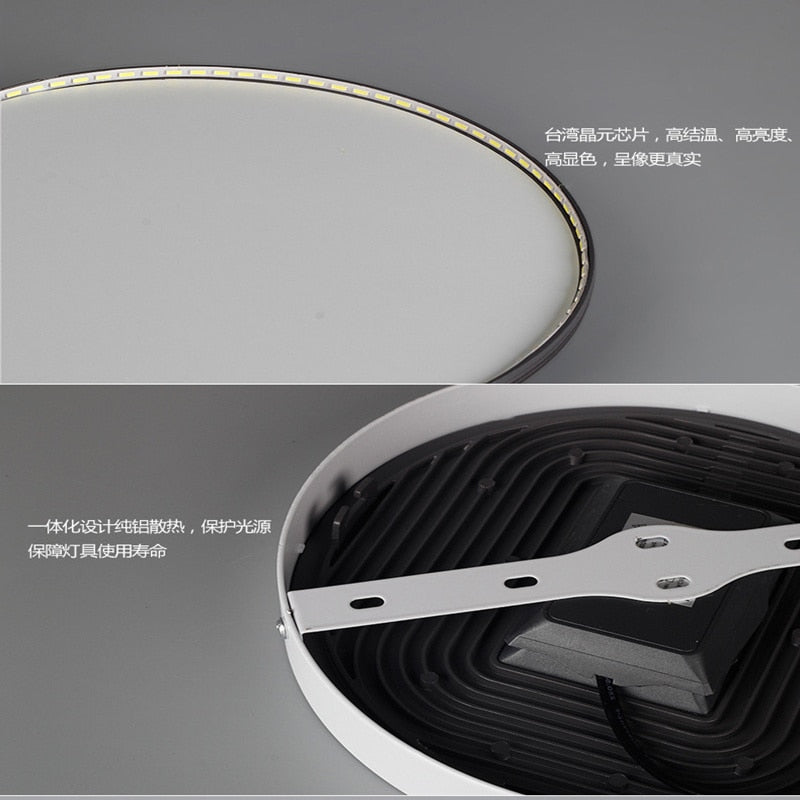 Surface LED Downlight ROUND Downlights LED panel light for livingroom toilet and kitchen 8W/16W/22W/30W AC110V 220V + Driver