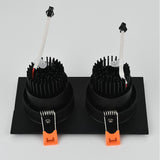 Square Dimmable Recessed LED Downlights 14W 18W 24W COB LED Ceiling Lamps AC85-265V LED Ceiling Spot Lights Indoor Lighting