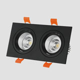 Square Dimmable Recessed LED Downlights 14W 18W 24W COB LED Ceiling Lamps AC85-265V LED Ceiling Spot Lights Indoor Lighting