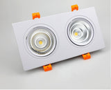 Square Dimmable Recessed LED Downlights 14W 18W 24W COB LED Ceiling Lamps AC85-265V LED Ceiling Spot Lights Indoor Lighting