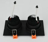 Square Dimmable Recessed LED Downlights 14W 18W 24W COB LED Ceiling Lamps AC85-265V LED Ceiling Spot Lights Indoor Lighting