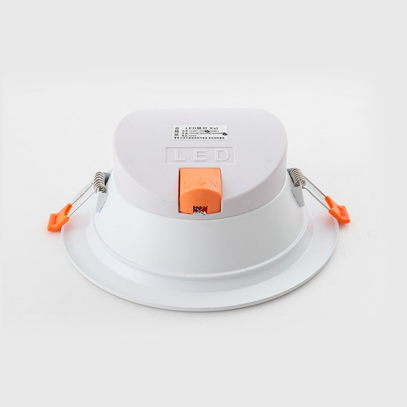 DONWEI 5W 9W 12W 18W Led Downlight White 110V 220V Spot Lighting Fixtures Recessed Indoor Light Down Lights for living room