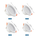 DONWEI 5W 9W 12W 18W Led Downlight White 110V 220V Spot Lighting Fixtures Recessed Indoor Light Down Lights for living room
