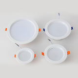 DONWEI 5W 9W 12W 18W Led Downlight White 110V 220V Spot Lighting Fixtures Recessed Indoor Light Down Lights for living room