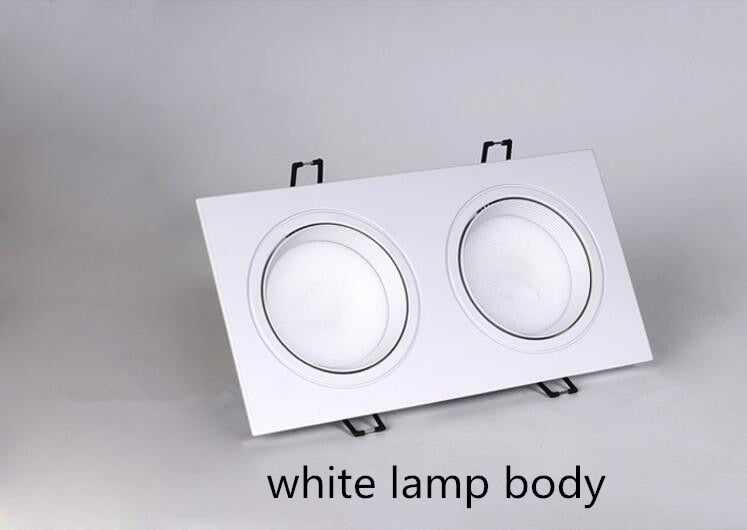 Square Dimmable Led downlight light cob Ceiling Spot Light 10w 20w ac85-265V ceiling recessed Lights Indoor Lighting