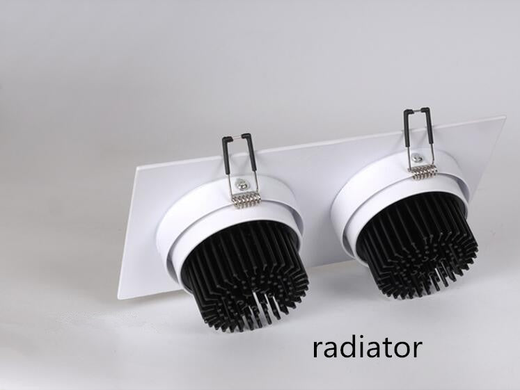 Square Dimmable Led downlight light cob Ceiling Spot Light 10w 20w ac85-265V ceiling recessed Lights Indoor Lighting