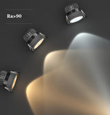 Square Led Downlights 7W 12W Dimmable Led Ceiling Light 15W No Glare LED Recessed Ceiling Downlight 220V 110V LED Spot Lights