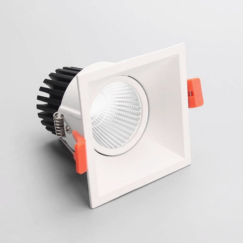 Anti Glare Recessed Dimmable COB LED Downlights 9W 12W 15W LED Ceiling Spot Lights AC85-265V LED Ceiling Lamps Indoor Lighting