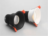 Anti Glare Recessed Dimmable COB LED Downlights 9W 12W 15W LED Ceiling Spot Lights AC85-265V LED Ceiling Lamps Indoor Lighting