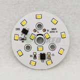 LED Module 7W 50mm 700lm Downlight PCB Aluminum plate White/Warm AC220V SMD2835 Smart IC Driver For Downlight Ceiling Lamps DIY