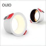 LED Downlight Recessed Ceiling Light 7w/12W/15W Home Living Room Without Main Light Lighting Narrow Side Deep Anti-glare