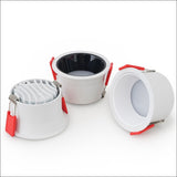 LED Downlight Recessed Ceiling Light 7w/12W/15W Home Living Room Without Main Light Lighting Narrow Side Deep Anti-glare