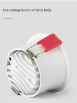 LED Downlight Recessed Ceiling Light 7w/12W/15W Home Living Room Without Main Light Lighting Narrow Side Deep Anti-glare